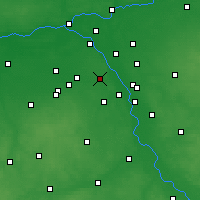 Nearby Forecast Locations - Warsaw - Map