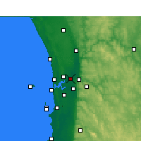 Nearby Forecast Locations - Perth - Map