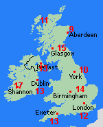 Forecast Sat Apr 20 United Kingdom